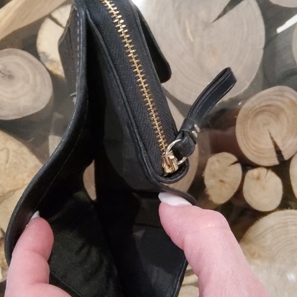 COACH black and gray monogram wallet - Picture 3 of 3